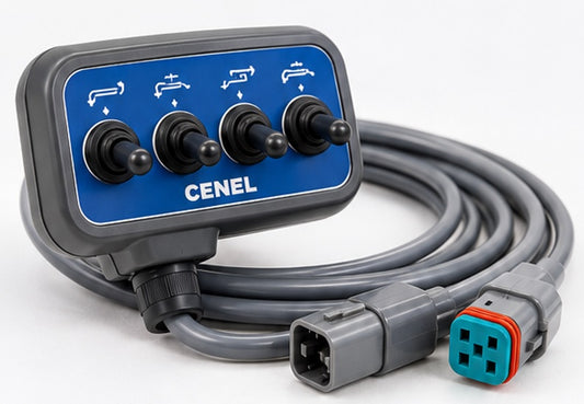 Mando eléctrico agrícola de 4 funciones